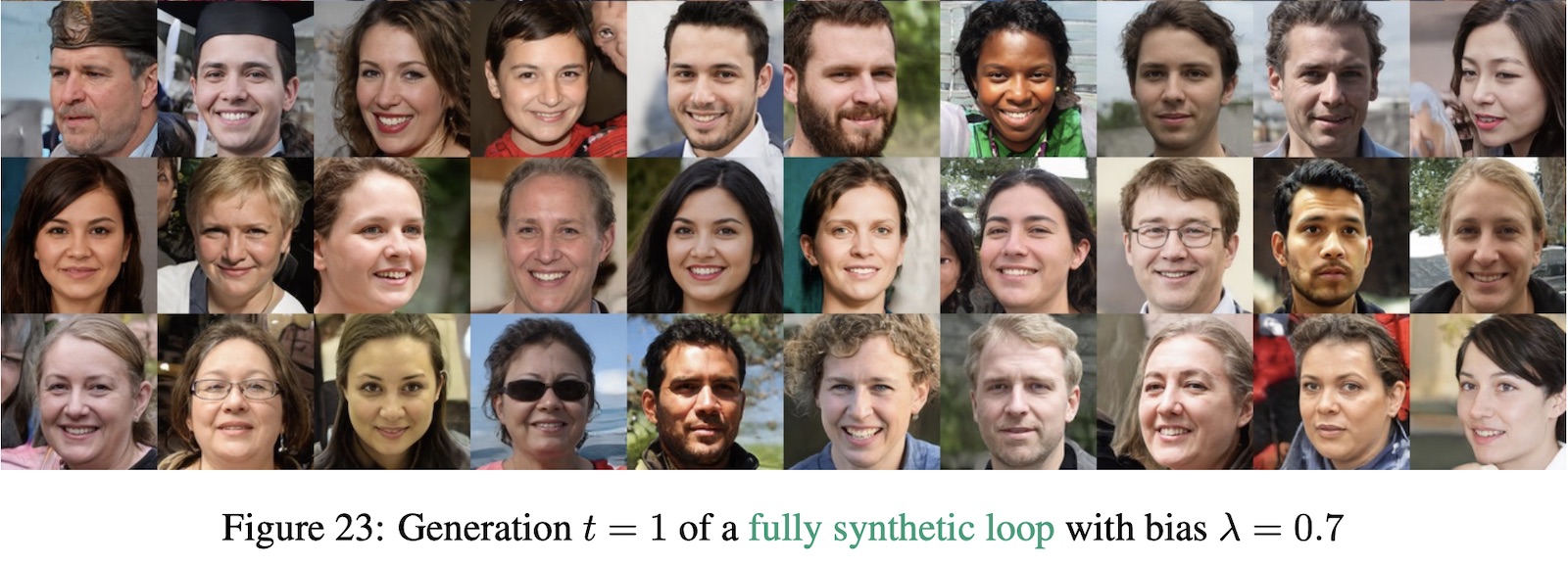 带截断技巧,第1代生成结果